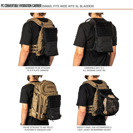 Sac d'hydratation CONVERTIBLE 5.11 Tactical - Vert olive - Welkit.com