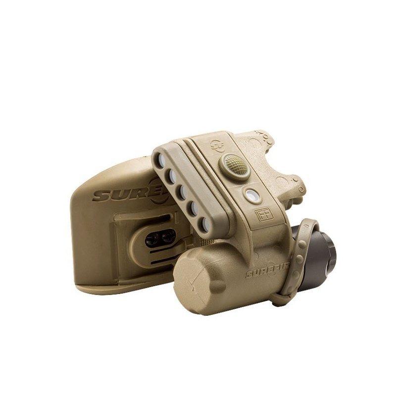 Lampe de casque Surefire HL1-A 19,2 lumens à balise infrarouge IFF et montage ambidextre