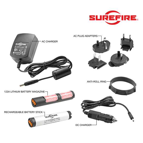 Lampe torche Surefire R1 Lawman rechargeable 750 lumens trois niveaux et stroboscope