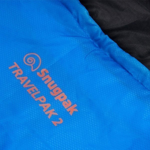Sac de couchage Snugpak TravelPak 2 confort 2 °C moustiquaire et ouverture complète