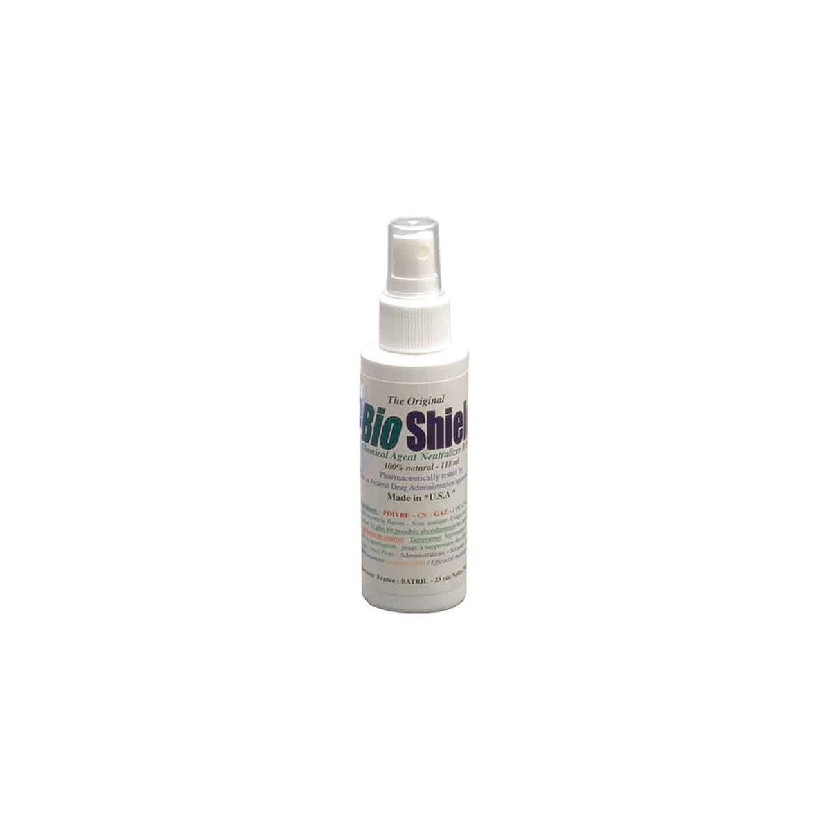 Solution décontaminante GK Professional BIOSHIELD 120 ml contre CS, CN et OC