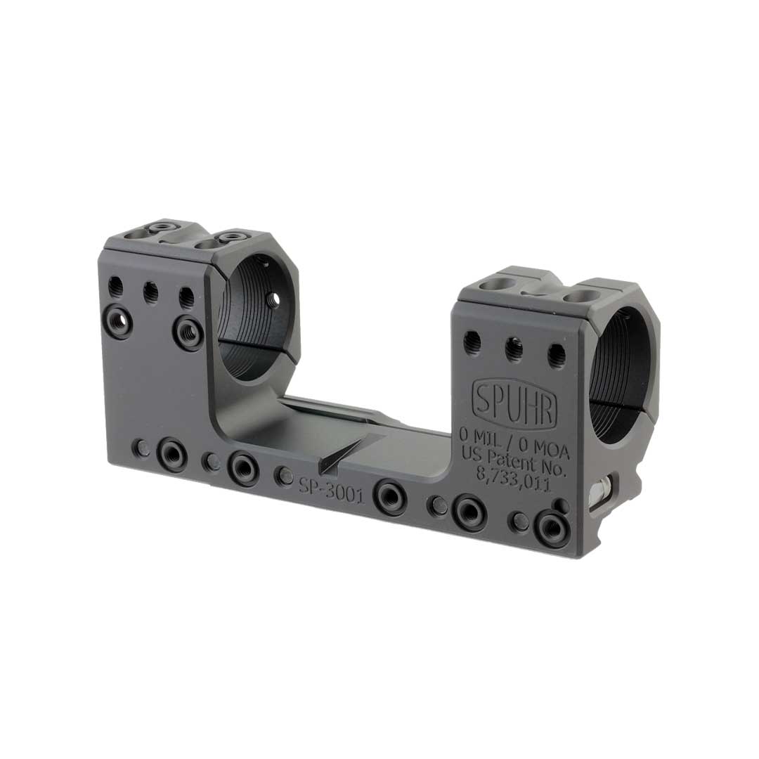 Montage monobloc Spuhr SP-3001 anneaux Ø30 mm hauteur 30 mm 0 MIL rail Picatinny
