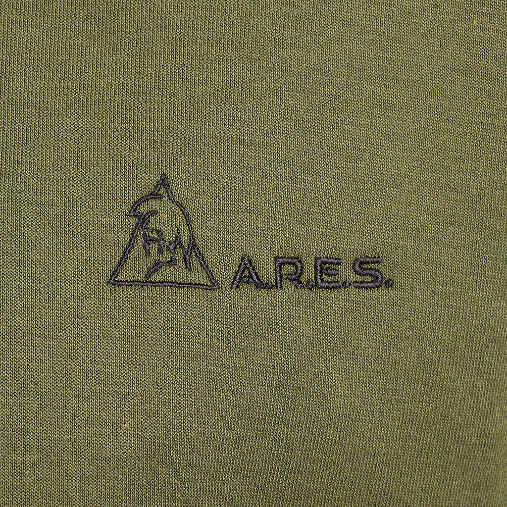 Sweat à capuche Ares polycoton 350 g/m² brodé FRENCH ARMY poche à glissière