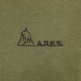 Sweat à capuche Ares polycoton 350 g/m² brodé FRENCH ARMY poche à glissière