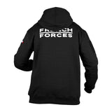 Sweat à capuche Ares polycoton 350 g/m² brodé FRENCH FORCES poche de manche
