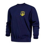 Sweat-shirt Ares Troupes de marine logo TDM floqué col rond marquage de tradition