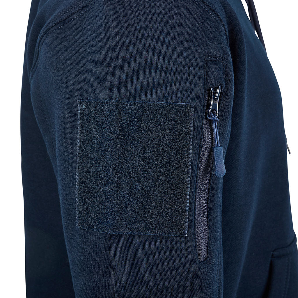 Sweat à capuche Ares à fermeture à glissière polycoton 350 g/m² poches fermées