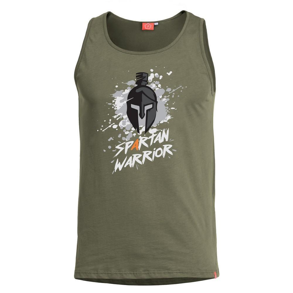 T - shirt débardeur ASTIR SPARTAN WARRIOR Pentagon - Vert olive - Welkit.com