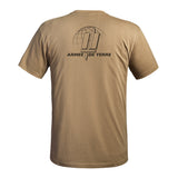 T - shirt imprimé ARMÉE DE TERRE A10 Equipment - Vert Olive - Welkit.com