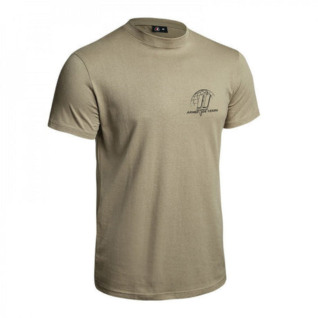 T - shirt imprimé ARMÉE DE TERRE A10 Equipment - Vert Olive - Welkit.com