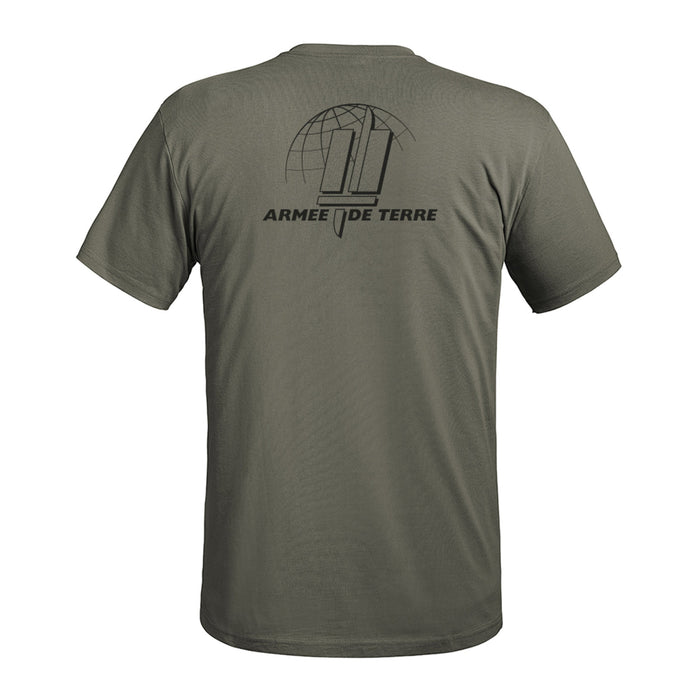 T - shirt imprimé ARMÉE DE TERRE A10 Equipment - Vert Olive - XS - Welkit.com - 3662422063239 - 4