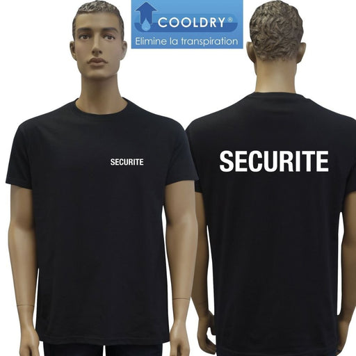 T - shirt imprimé SÉCURITÉ COOLDRY Patrol Equipement - Noir - M - Welkit.com - 2000000358758 - 1