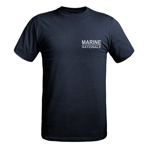 T - shirt imprimé TEXTE MARINE NATIONALE A10 Equipment - Bleu marine - S - Welkit.com - 3662422066957 - 1