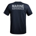 T - shirt imprimé TEXTE MARINE NATIONALE A10 Equipment - Bleu marine - S - Welkit.com - 3662422066957 - 3