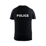 T-shirt Police GK Professional 100 % coton sérigraphié poitrine et dos col rond