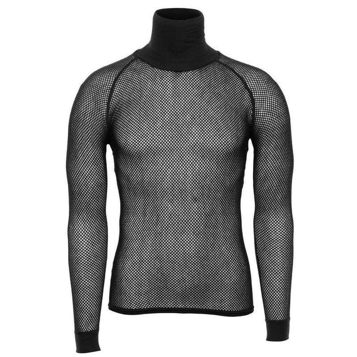 T-shirt thermorégulateur hiver POLO NECK SUPER THERMO Brynje - Noir - S - Welkit.com - 3662950062391 - 3