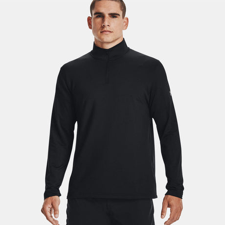 T - shirt thermorégulateur hiver UA LW 1/4 ZIP Under Armour - Noir - Welkit.com