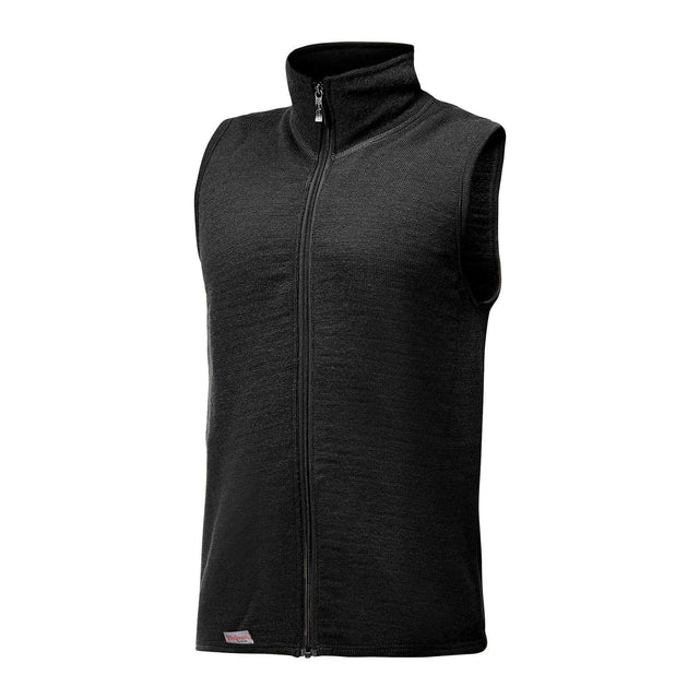 T - shirt thermorégulateur hiver ULLFROTTÉ VEST 400 Woolpower - Noir - Welkit.com