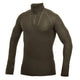 T - shirt thermorégulateur hiver ZIP TURTLENECK LITE Woolpower - Vert olive - Welkit.com