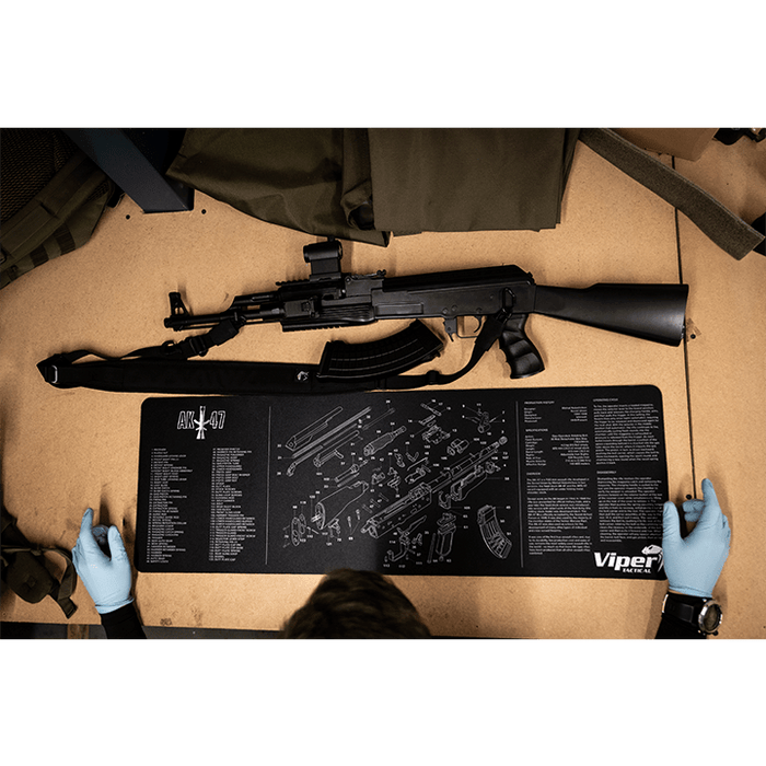 Tapis de démontage AK47 GUN MAT Viper Tactical - Noir - - Welkit.com - 3662950024702 - 3