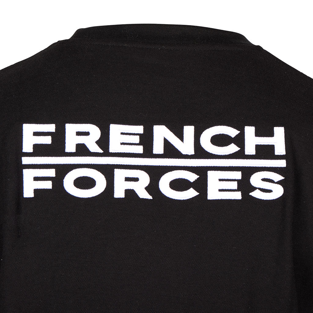 T-shirt Ares French Forces en polycoton 52% coton et 48% polyester brodé au dos
