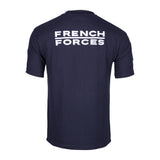 T-shirt Ares French Forces en polycoton 52% coton et 48% polyester brodé au dos