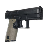 Revêtement de poignée Talon Grip en caoutchouc pour CZ P10 Compact 9 mm dos petit