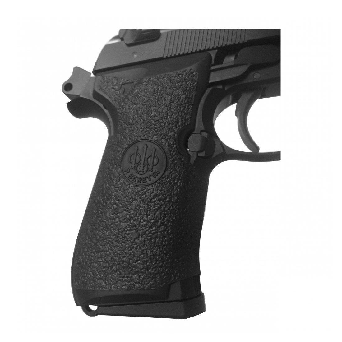 Revêtement adhésif Talon Grip Granulate pour Beretta 92FS et PAMAS G1 texture granuleuse