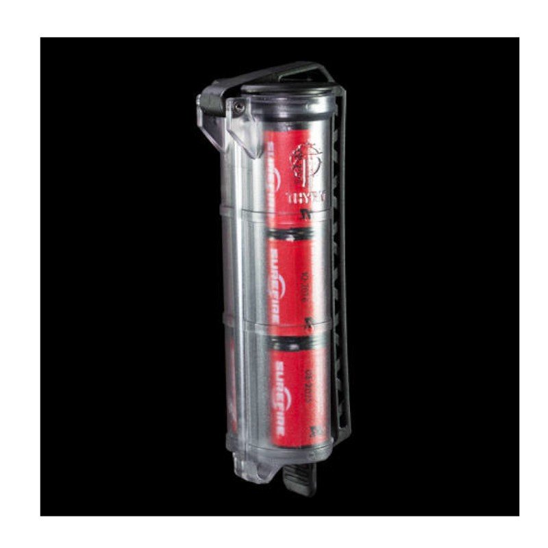 Pochette multi-usages Thyrm CellVault XL à corps transparent avec séparateur amovible
