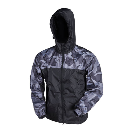 Veste de pluie Ares coupe-vent respirant à fermetures étanches et poches à rabat