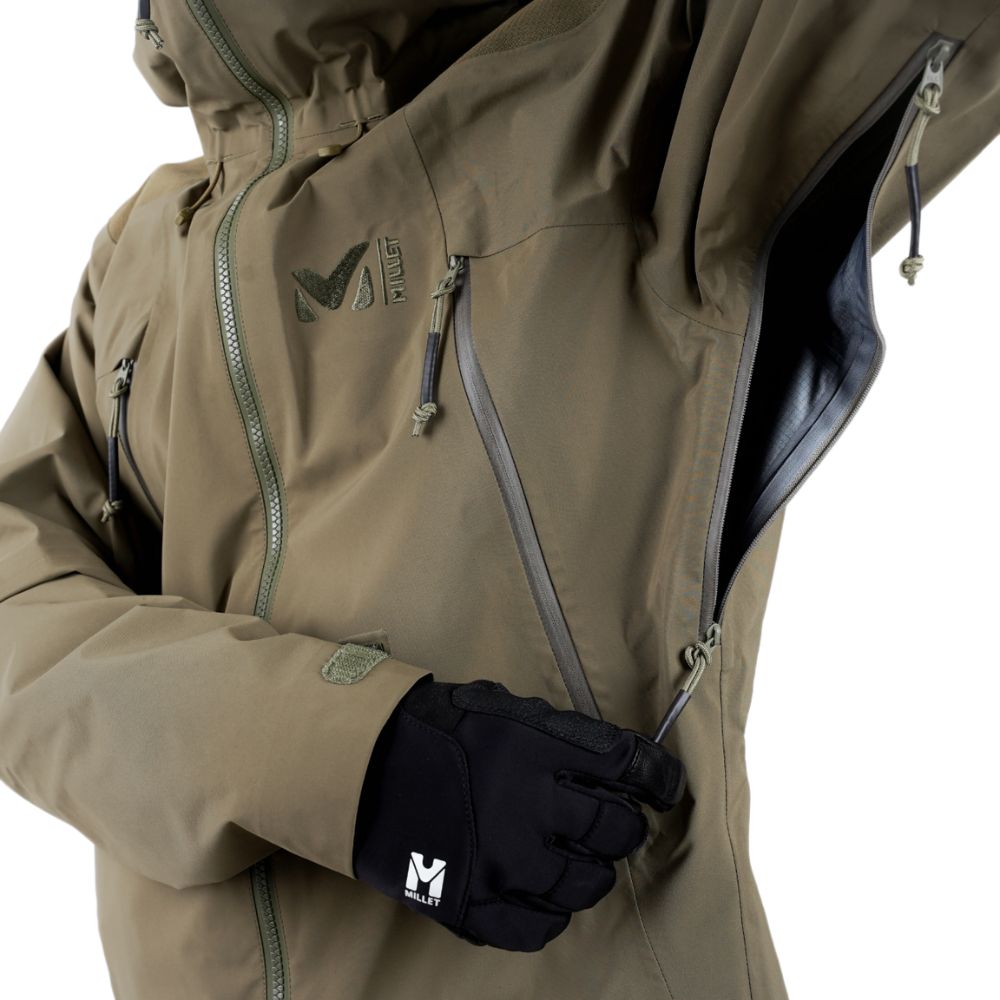 Veste de pluie FS ABSOLUTE GTX PRO M Millet - Coyote - Welkit.com