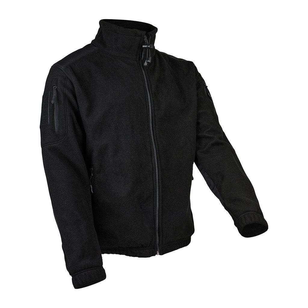 Veste polaire Ares 400 g/m² polyester renforts aux coudes et épaules col montant