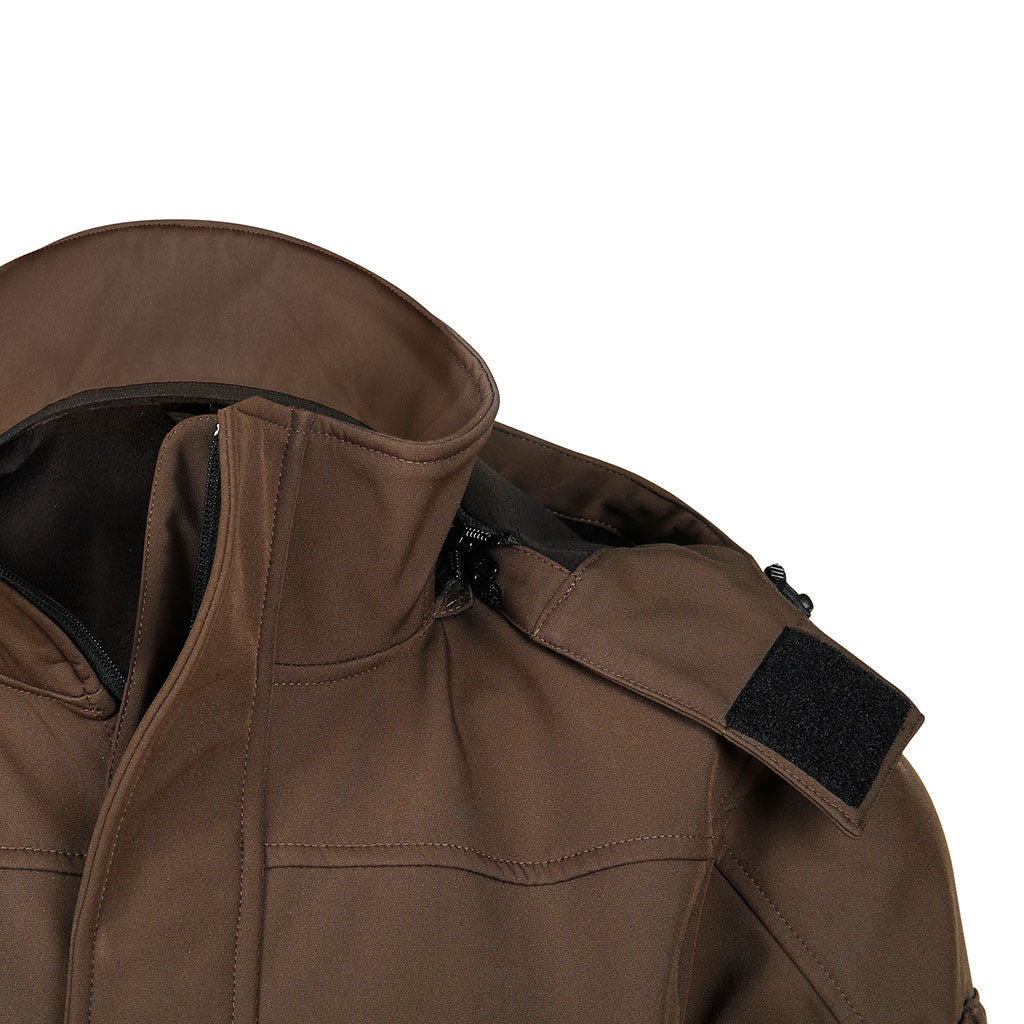 Veste softshell Ares Baroud Trex doublure polaire micro-aérée capuche amovible