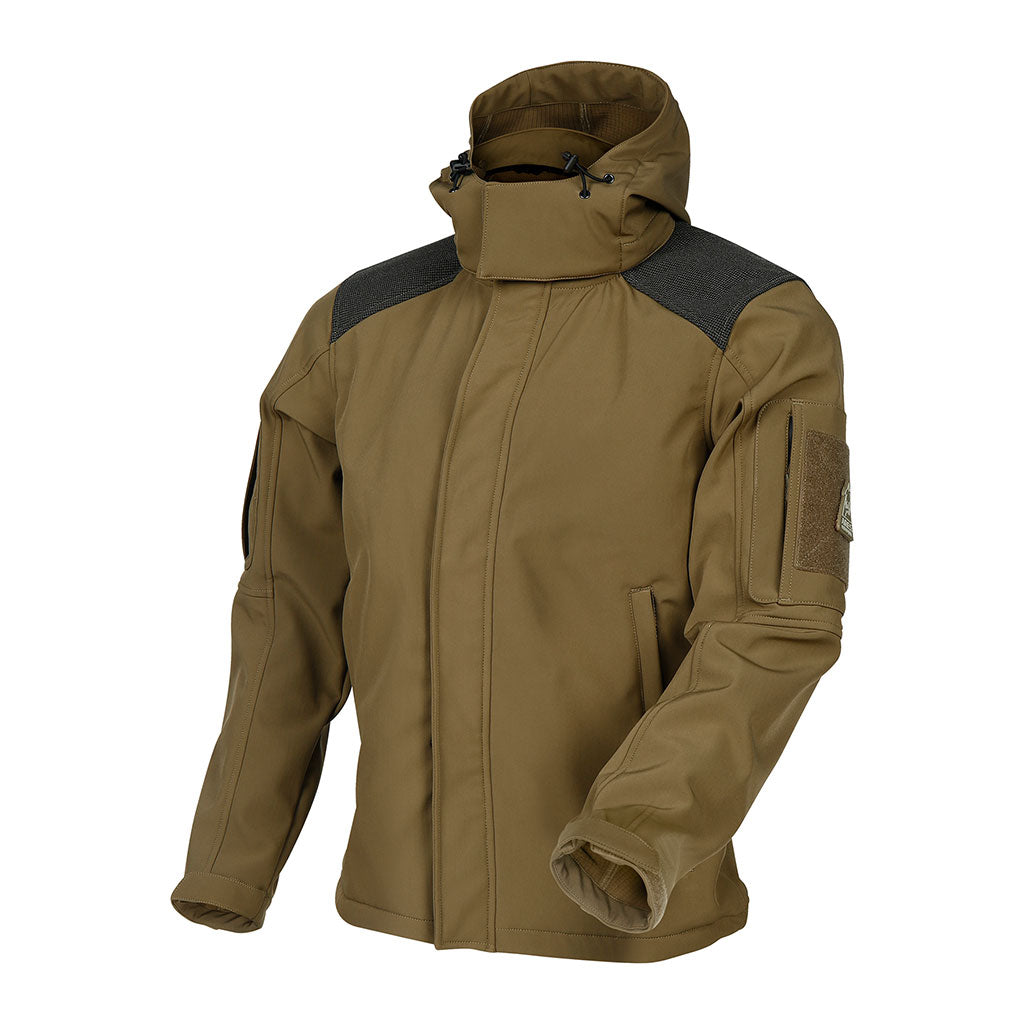 Veste softshell Ares Baroud Trex doublure polaire micro-aérée capuche amovible