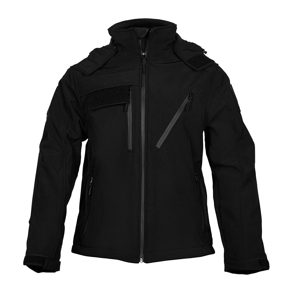 Veste softshell Ares Elite 3 en 1 à rabats d'identification escamotables et doublure