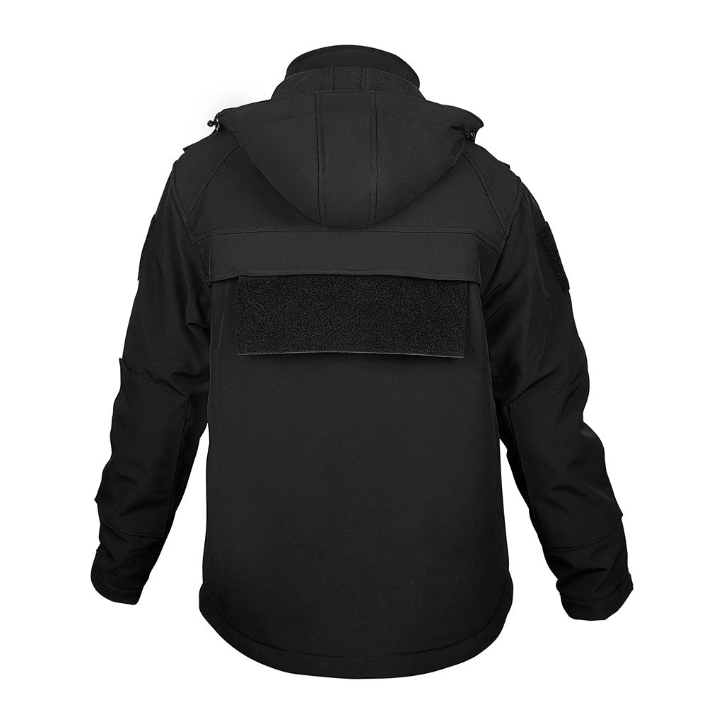 Veste softshell Ares Elite 3 en 1 à rabats d'identification escamotables et doublure