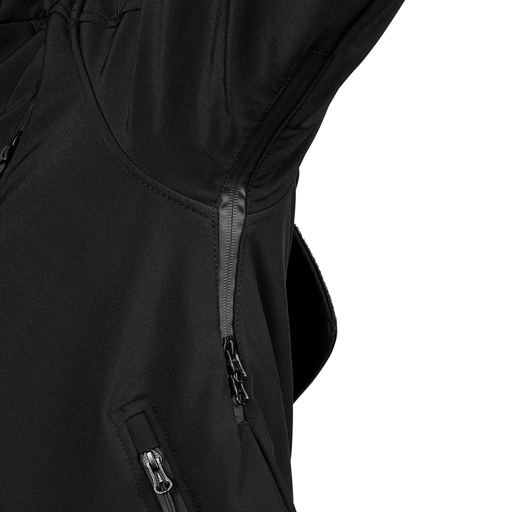 Veste softshell Ares Elite 3 en 1 à rabats d'identification escamotables et doublure