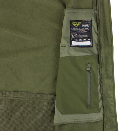 Veste softshell SUMMIT Condor - Vert olive - Welkit.com