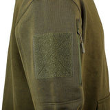 Sweat à glissière Ares French Army polycoton 350 g/m² brodé dos et drapeau manche