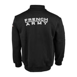 Sweat à glissière Ares French Army polycoton 350 g/m² brodé dos et drapeau manche