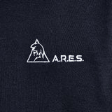 Sweat à glissière Ares French Forces polycoton 350 g/m² broderie dorsale et drapeau