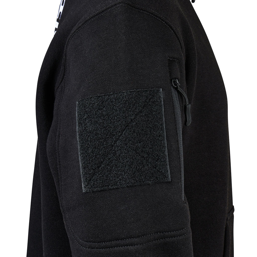 Sweat à glissière Ares French Forces polycoton 350 g/m² broderie dorsale et drapeau