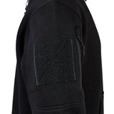 Sweat à glissière Ares French Forces polycoton 350 g/m² broderie dorsale et drapeau