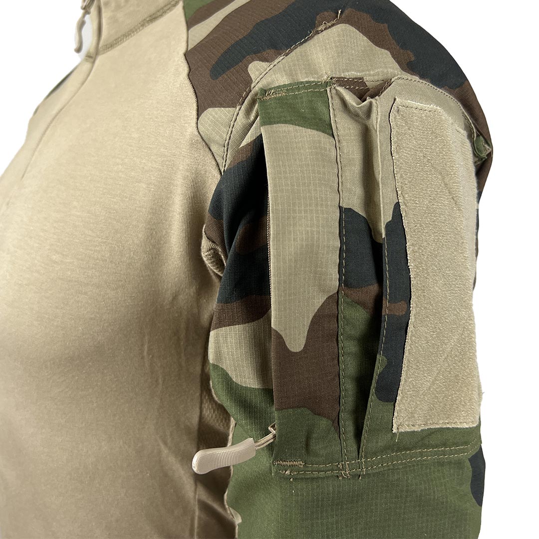 Chemise de combat UBAS Strong Vigilant torse coton extensible manches miniripstop polycoton