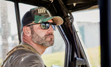 Lunettes de protection Wiley X WX Axe ANSI Z87.1 verres polarisés Captivate miroir marron